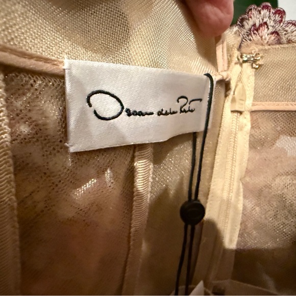 Oscar de la Renta Multicolor Strapless Dress - Picture 7 of 10